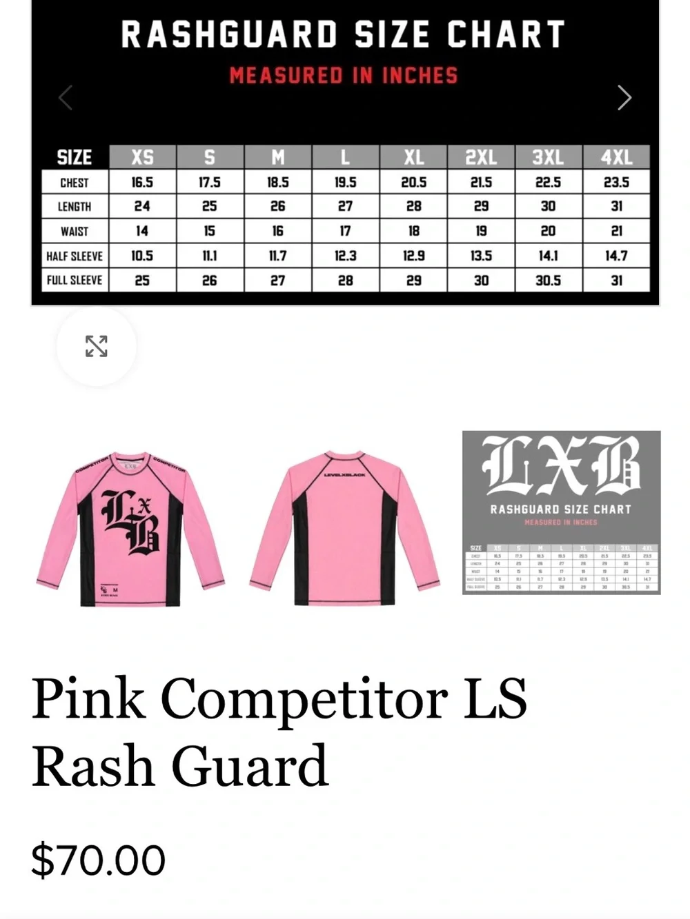 Sale- LEVEL X BLACK Pink Graphic Long Sleeve Rashguard